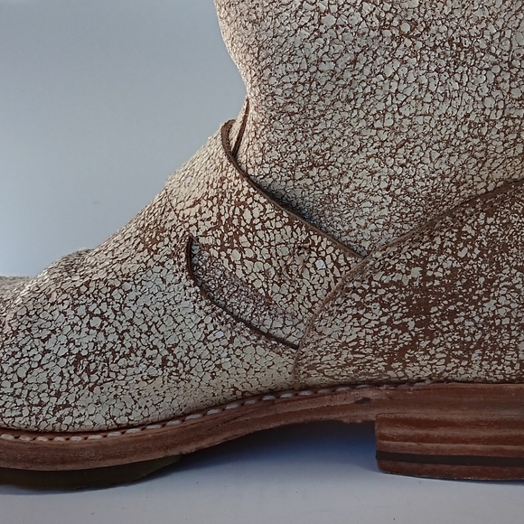 FRYE Veronica Shortie WHT white size 7m - Picture 5 of 10